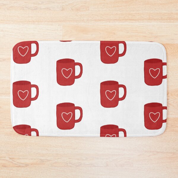 Item preview, Rae Dunn inspired heart Valentine’s Day holiday mug designed and sold by Livelifeloveart.