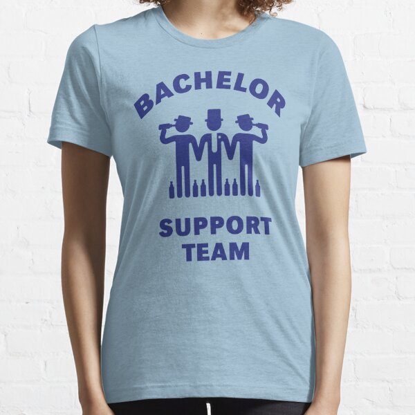 Bachelor Support Team (Junggesellenabschied / Blau) Essential T-Shirt