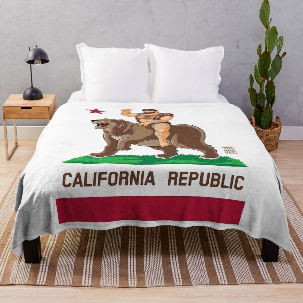 CALIFORNIA BEAR Throw Blanket