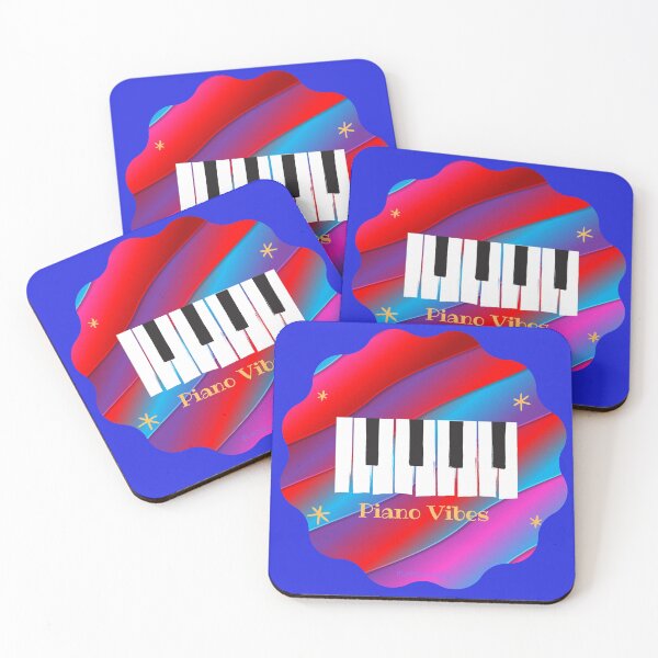 Aperçu de l'œuvre Couleurs Piano Vibes créée et vendue par qinspi.