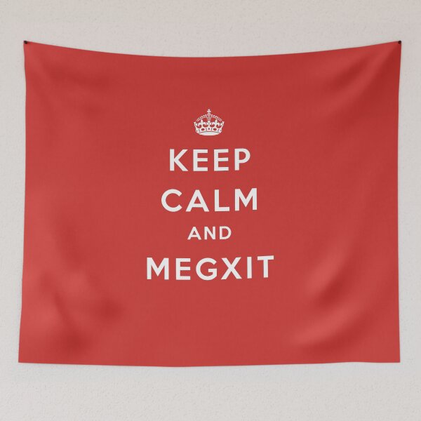 Item preview, Keep Calm And Megxit (Red) designed and sold by quoteedesigns.