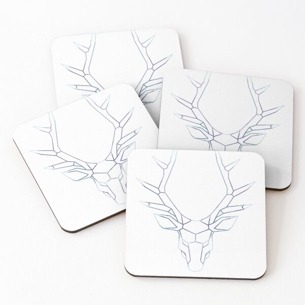 Item preview, Geometric Deer, God of the Forest designed and sold by SophieChic.