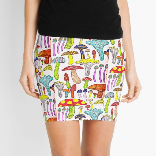 Colourful FUN-GUY Mini Skirt