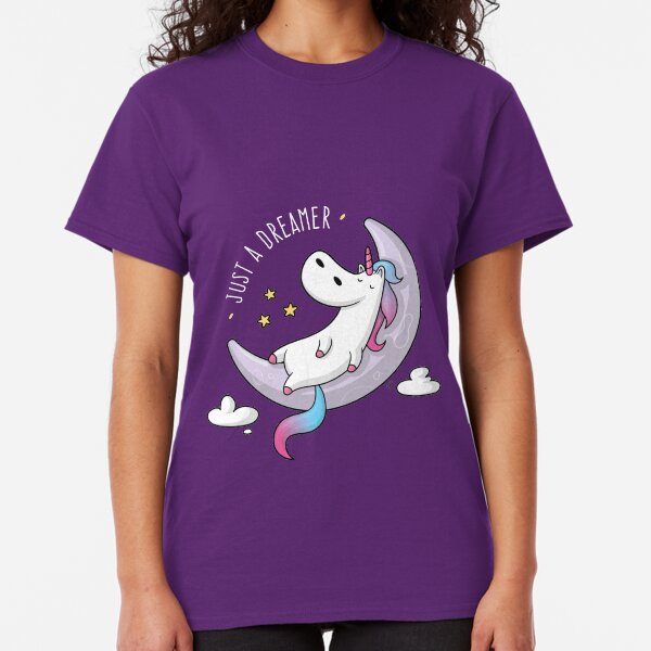 Just a Dreamer - Dreamy Unicorn Classic T-Shirt
