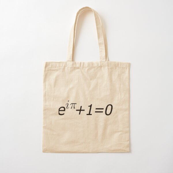Euler's Identity, Math, Mathematics, Science, formula, equation, #Euler's #Identity Cotton Tote Bag