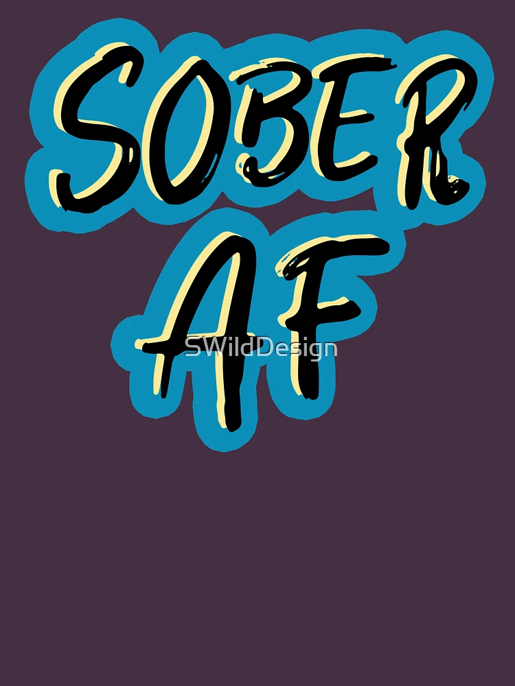 Imagen 4 de 4, Camiseta relajada con la obra AF sobrio, diseñada y vendida por SWildDesign.