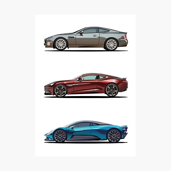 Aston Martin Vanquish Evolution Photographic Print