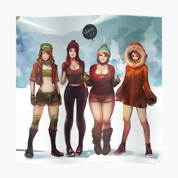 South Park Girls Poster