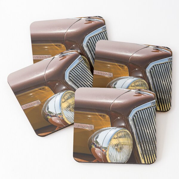 Item preview,  The front of a brown 1950s Humber Super Snipe on display at a car show designed and sold by Graham Cornall.