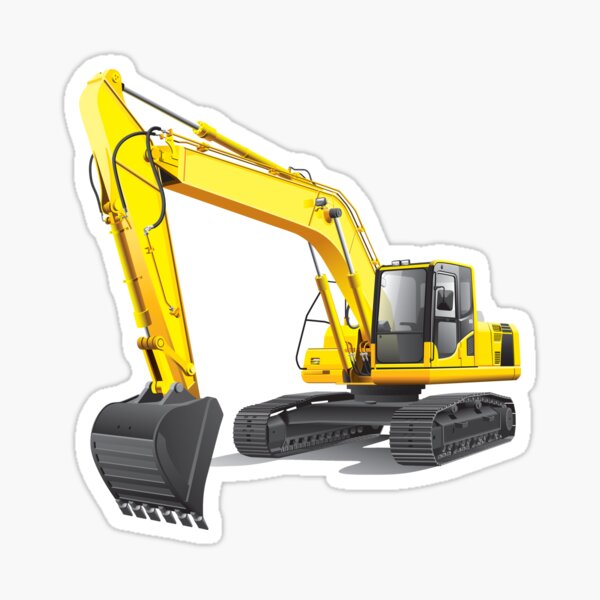 Excavator Stickers for Sale