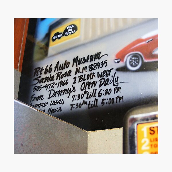 Route 66 eye catcher Photographic Print