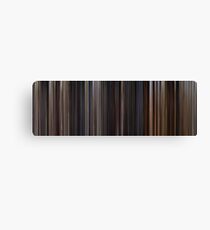 Moviebarcode: Back to the Future Trilogy (1985-1990) Canvas Print