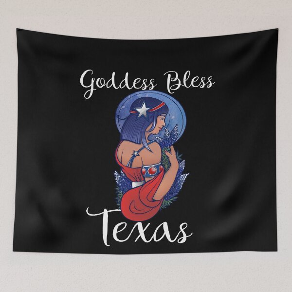 Artikelvorschau, Goddess Bless Texas entworfen und verkauft von FrictionMaxxing.