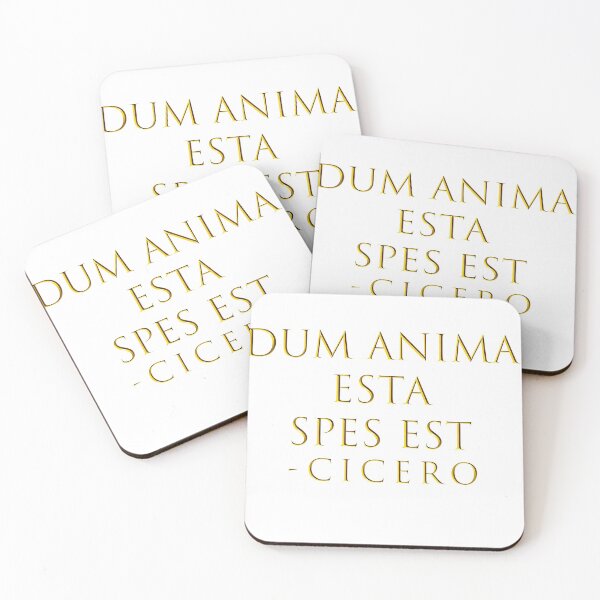 Item preview, Dum Anima Esta Spes Est While There Is Life There Is Hope by Cicero designed and sold by PeerlessMerch.