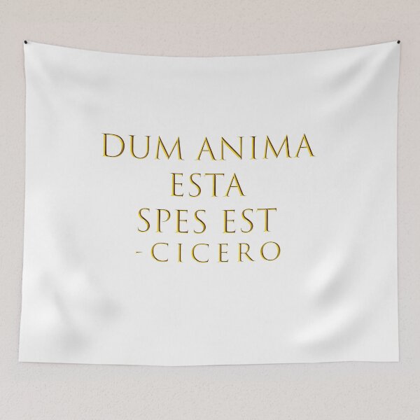 Item preview, Dum Anima Esta Spes Est While There Is Life There Is Hope by Cicero designed and sold by PeerlessMerch.