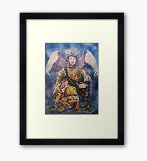 Fallen Soldier Angel Print Framed Print