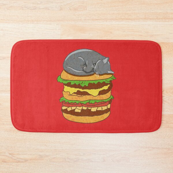 Item preview, Burger Cat - grey designed and sold by CCCDesign.