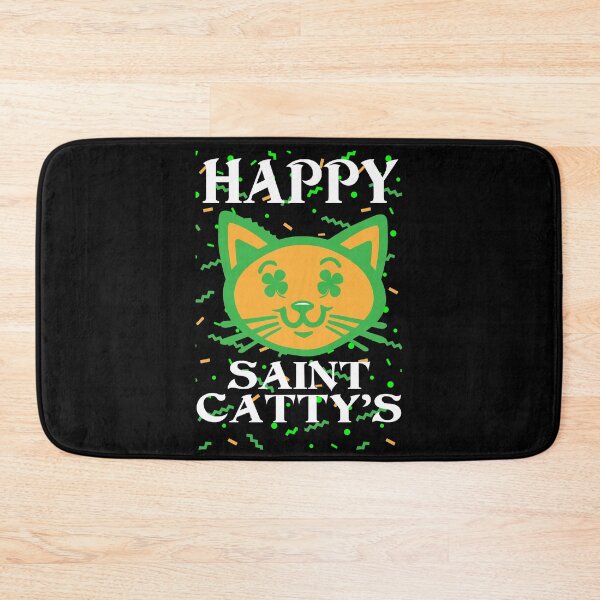 Item preview, St Cattys Day Saint Patricks Day Cat Gift designed and sold by TooFlyDesign.