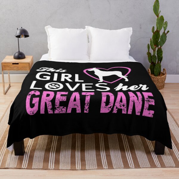 Item preview, This Girl Loves Her Great Dane Dog Lover Gift designed and sold by TooFlyDesign.