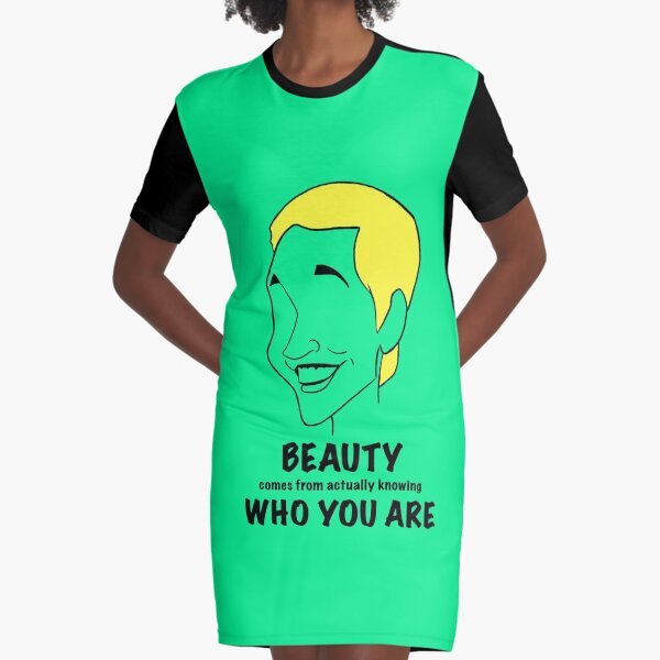 Ellen DeGeneres Quote Graphic T-Shirt Dress