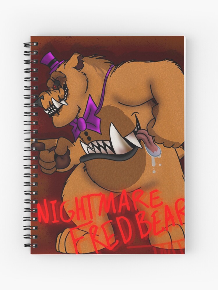 FNaF Nightmare Fredbear | Hardcover Journal