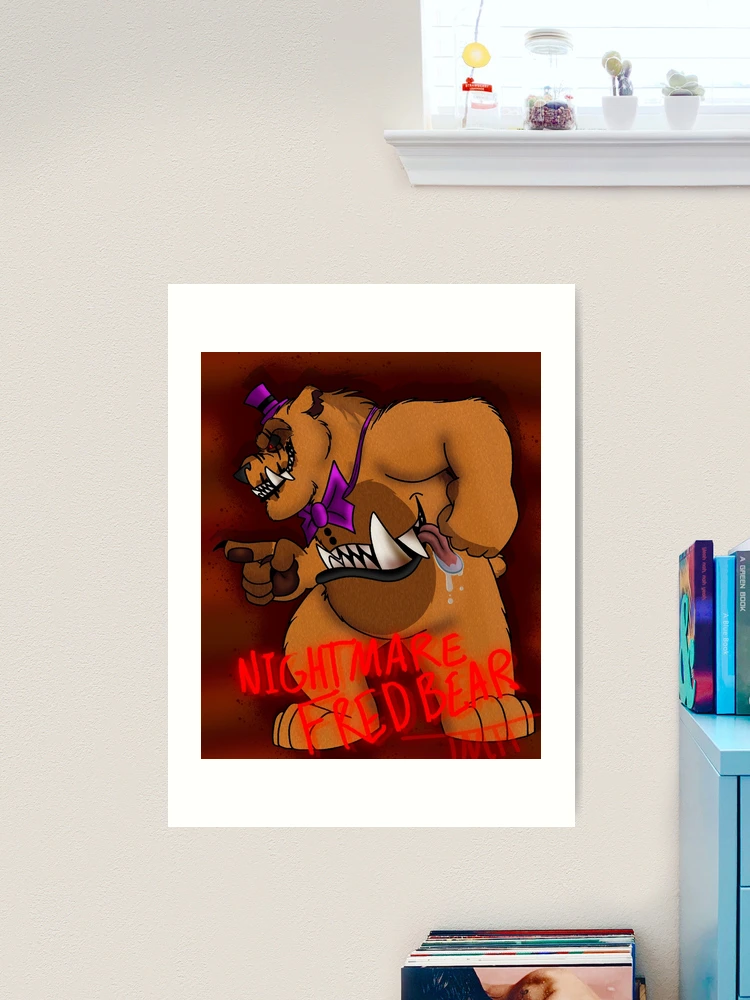 Nightmare Fredbear (Five Nights at Freddy's) Art Board Print for Sale by  TheMaskedHunter