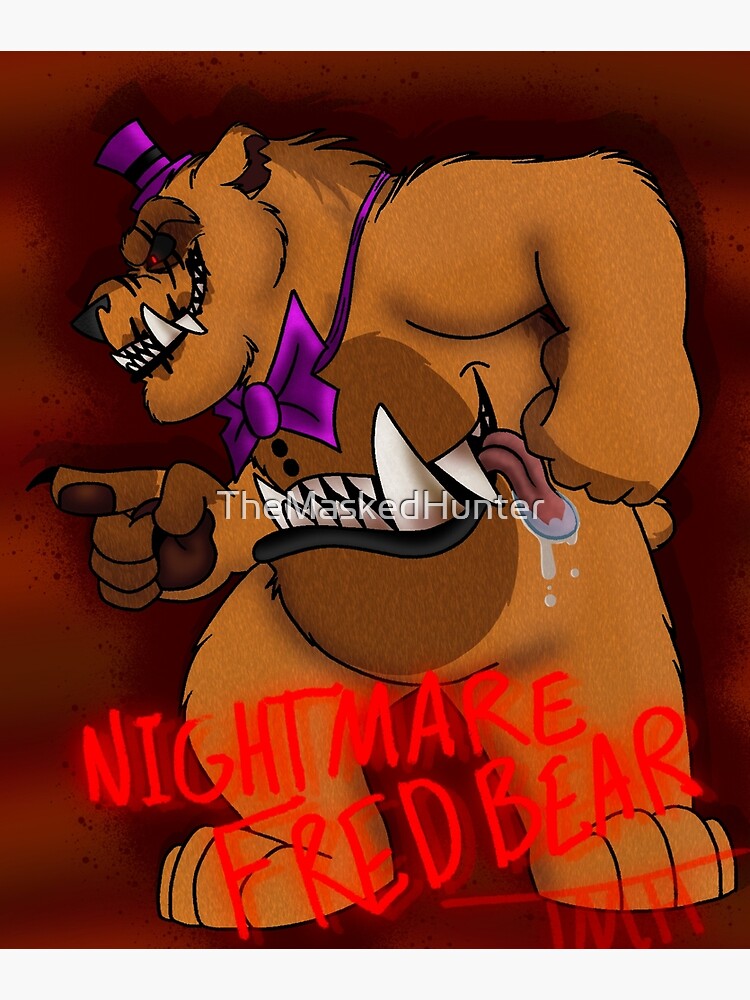 Romantic Killer Nightmare Fredbear (Fnaf Valentin's Day Fanart)