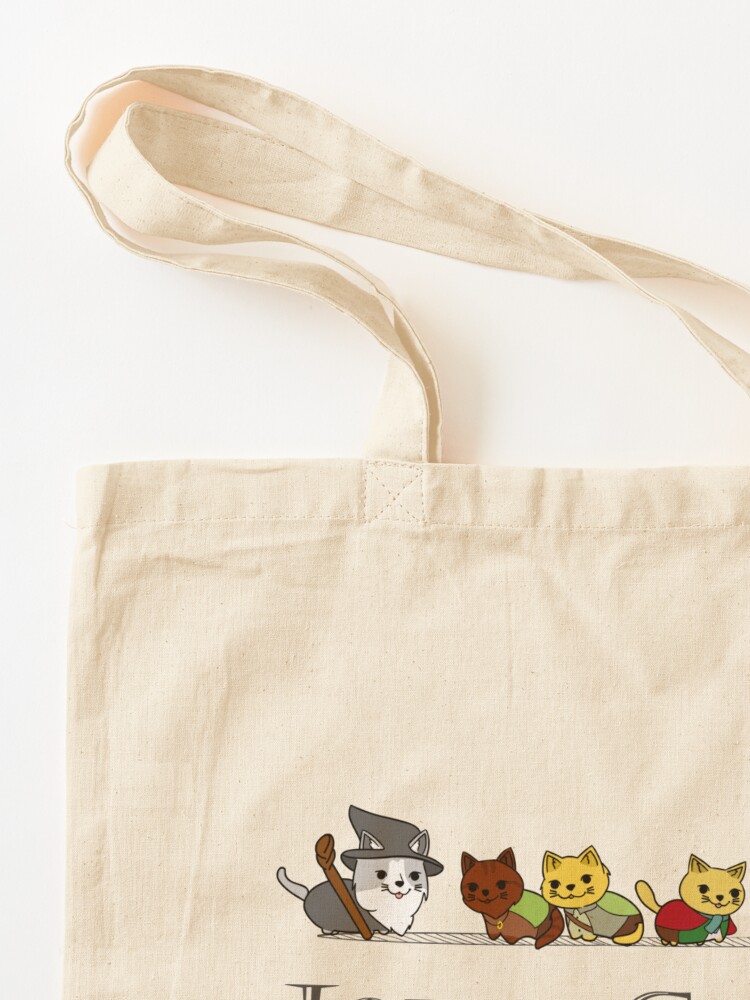 La Pop Art Cat - Small Word Art Tote Bag