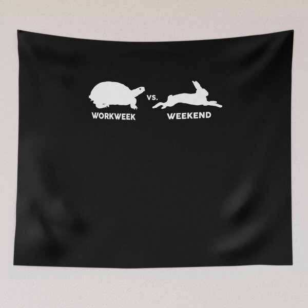 Item preview, Work Week Vs Weekend Time True Gift designed and sold by TooFlyDesign.