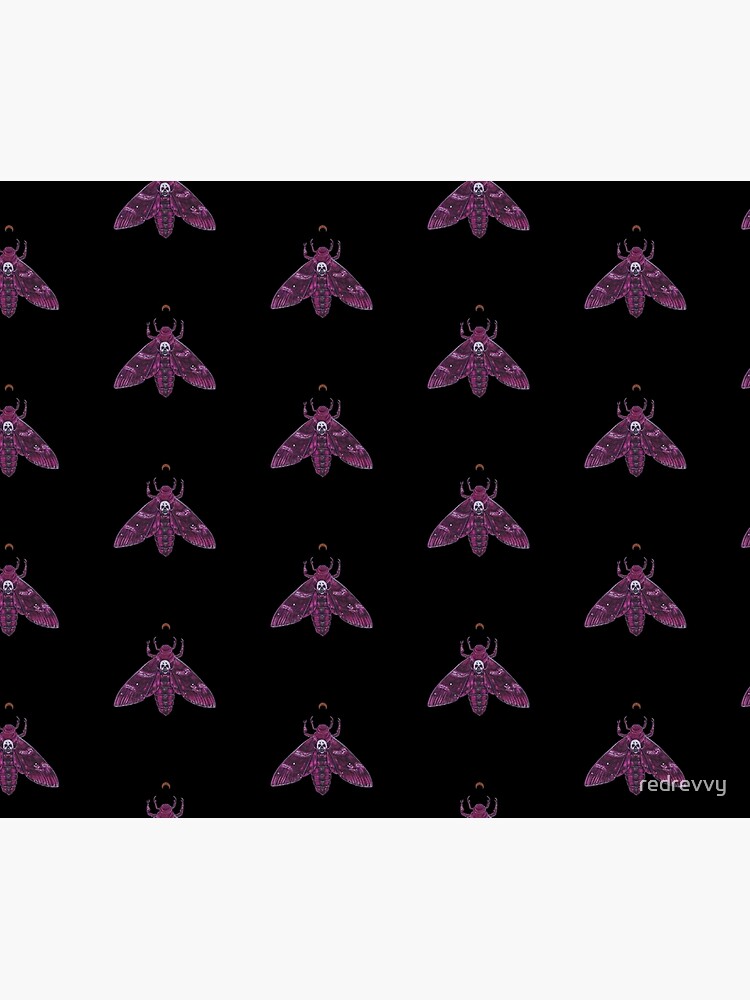 Pink Deathhead Moth by redrevvy