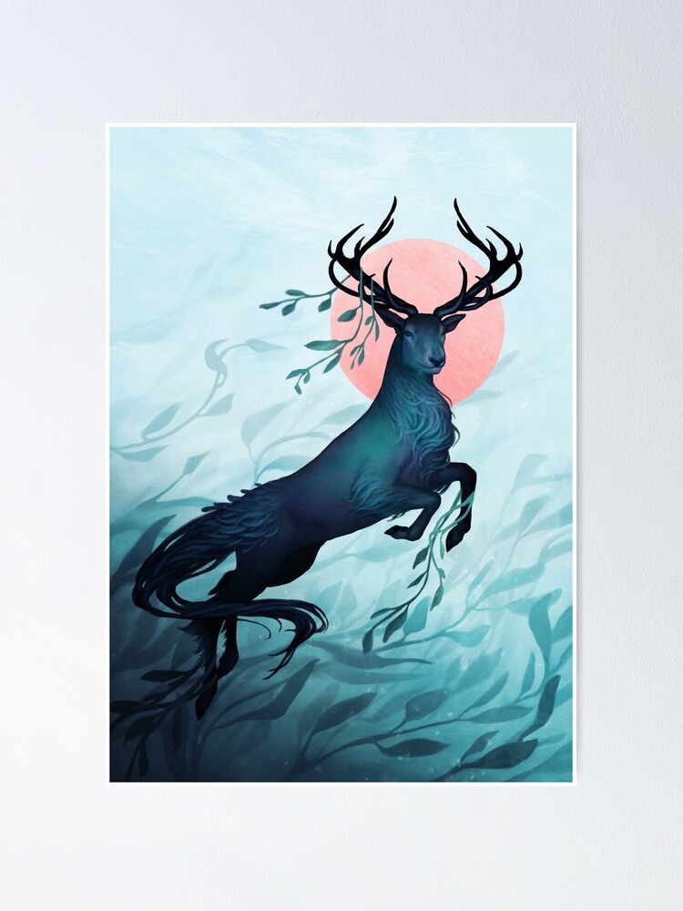 Alternate view of Kelpie Stag Poster