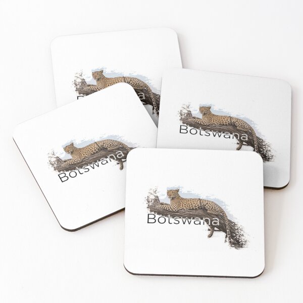 Item preview, Botswana lettering with leopard on a branch designed and sold by hench89.