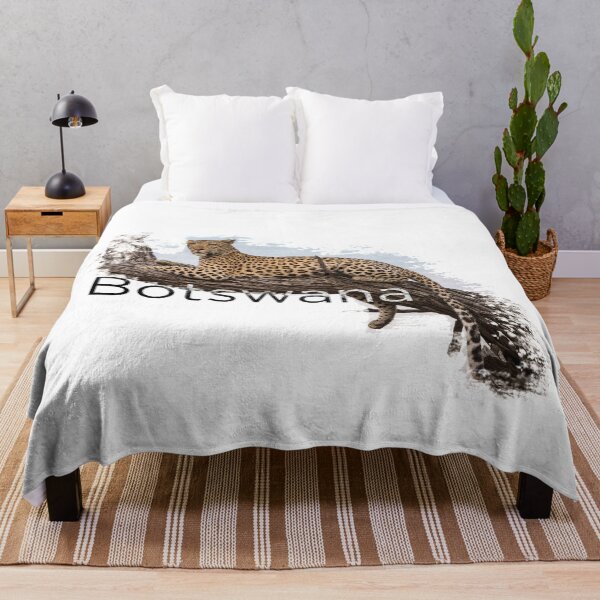 Item preview, Botswana lettering with leopard on a branch designed and sold by hench89.