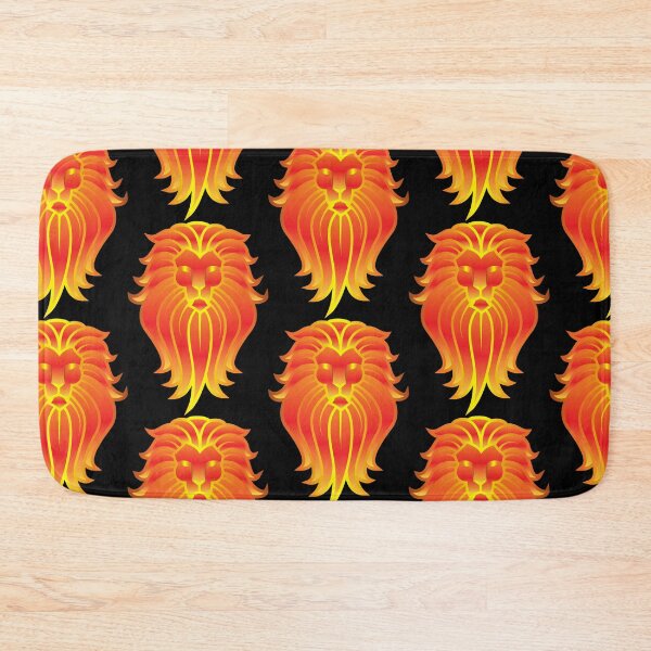 Item preview, Brave Lion Orange Yellow designed and sold by BalloonPrints.