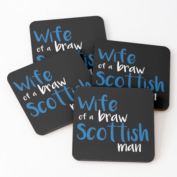 Item preview, Wife of a braw Scottish man slogan text designed and sold by MacPean.