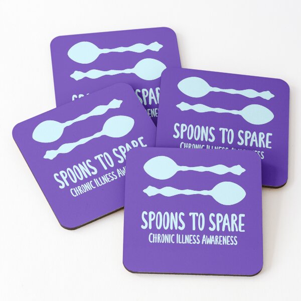 Item preview, Spoons To Spare - Chronic Illness Awareness (Light Blue) designed and sold by KelseyLovelle.