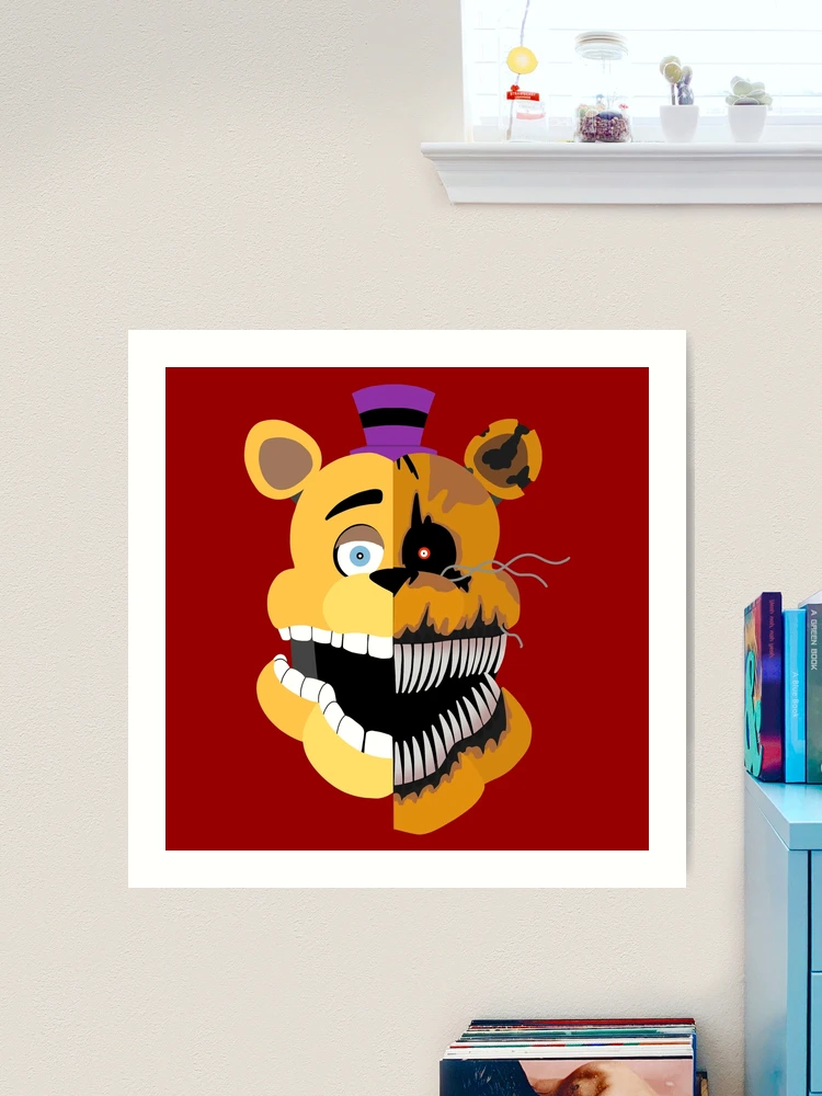 Nightmare Fredbear Art Print for Sale by arclor