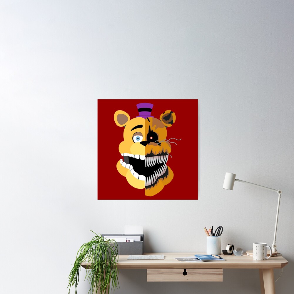 Nightmare Fredbear (Five Nights at Freddy's) Poster for Sale by  TheMaskedHunter