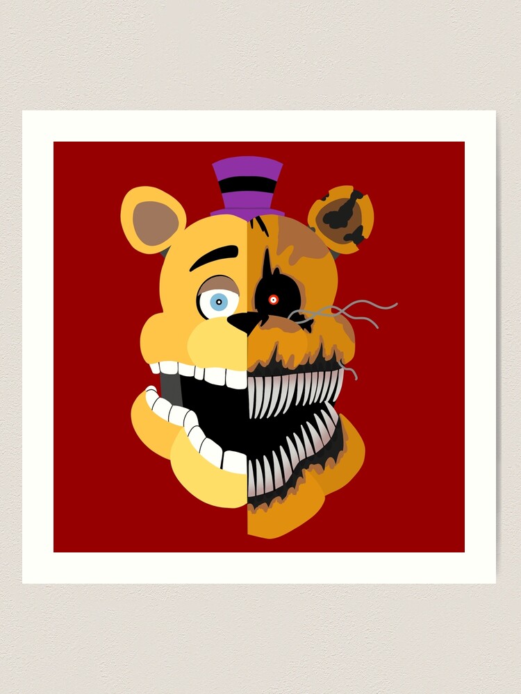 Nightmare Fredbear (Five Nights at Freddy's) Art Print for Sale