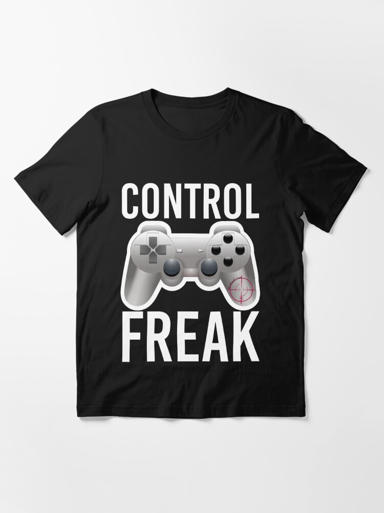 I'm a control freak - Playstation - White Print - Men's T-shirt