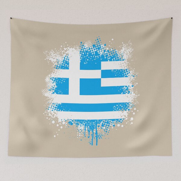 Item preview, Flag of Greece - Splat designed and sold by pixelinga.