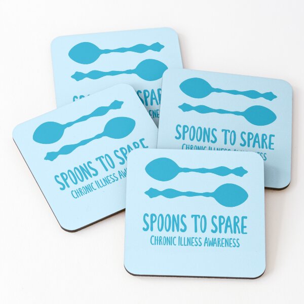 Item preview, Spoons To Spare - Chronic Illness Awareness (Blue) designed and sold by KelseyLovelle.