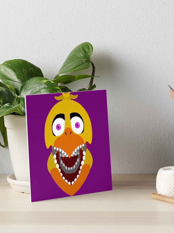 fnaf withered chica | Art Board Print