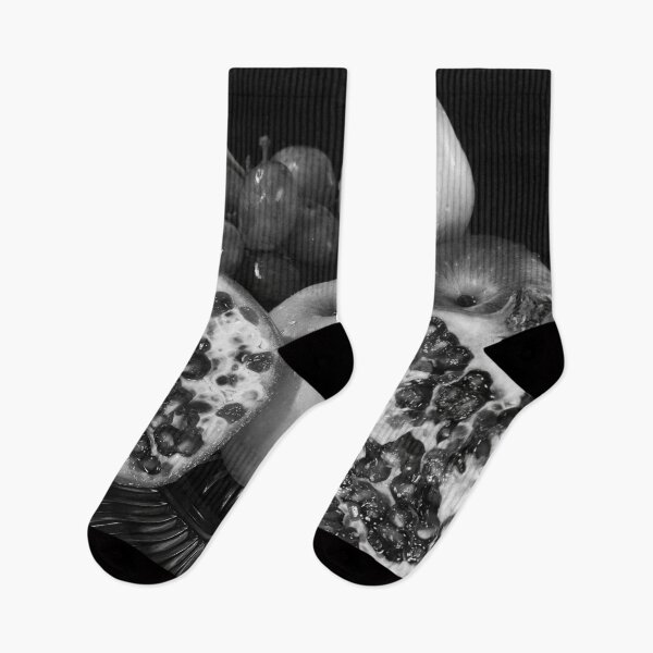 Item preview, Pomegranate Open in Black and White designed and sold by Allen Penton.