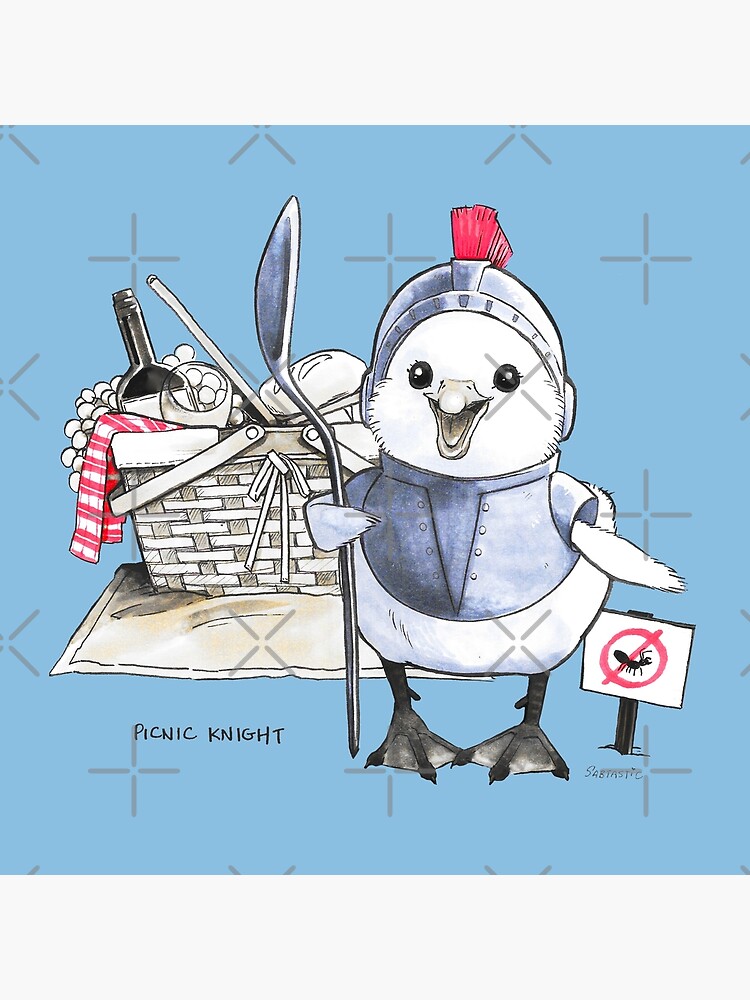 Thumbnail 2 of 2, Tote Bag, Picnic Knight designed and sold by Sabtastic.