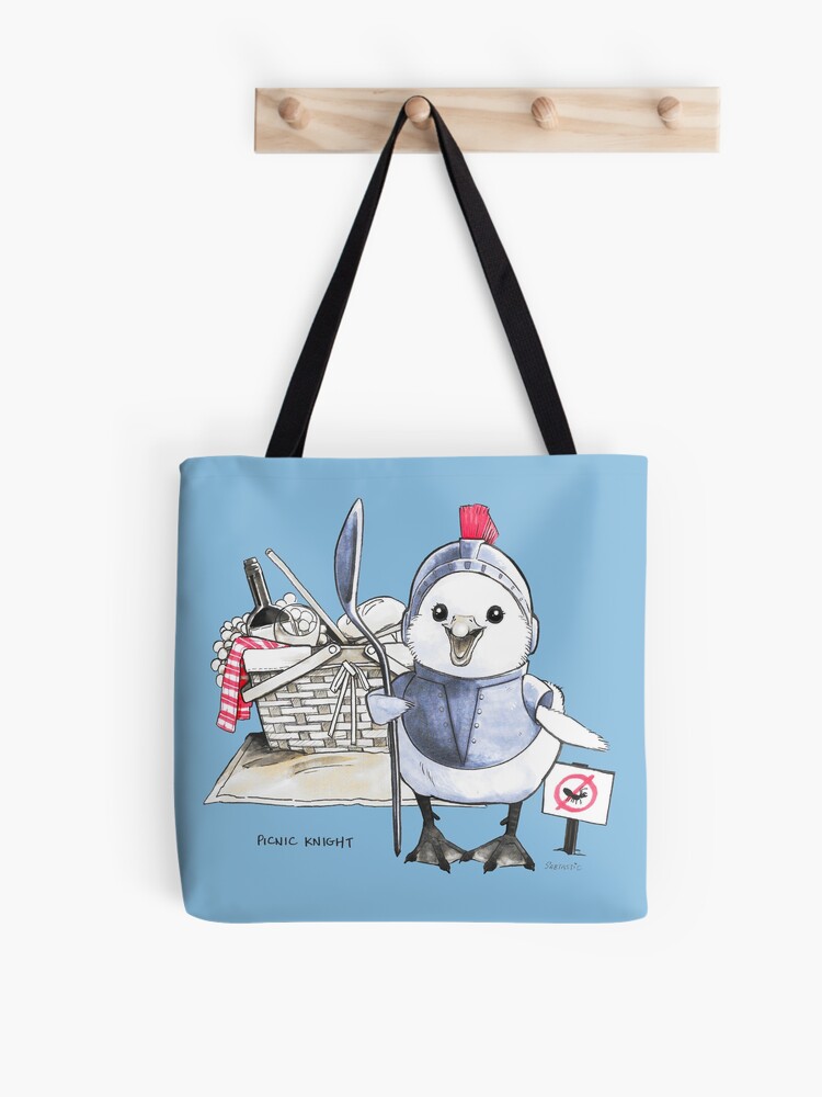 Thumbnail 1 of 2, Tote Bag, Picnic Knight designed and sold by Sabtastic.