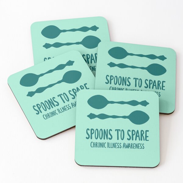 Item preview, Spoons To Spare - Chronic Illness Awareness (Teal) designed and sold by KelseyLovelle.