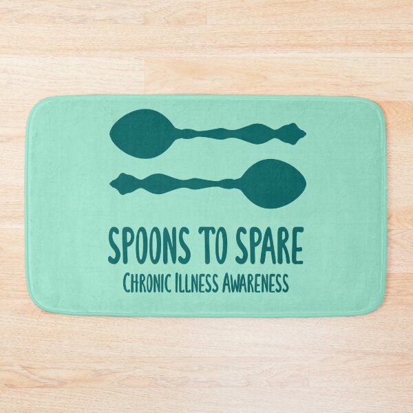 Item preview, Spoons To Spare - Chronic Illness Awareness (Teal) designed and sold by KelseyLovelle.