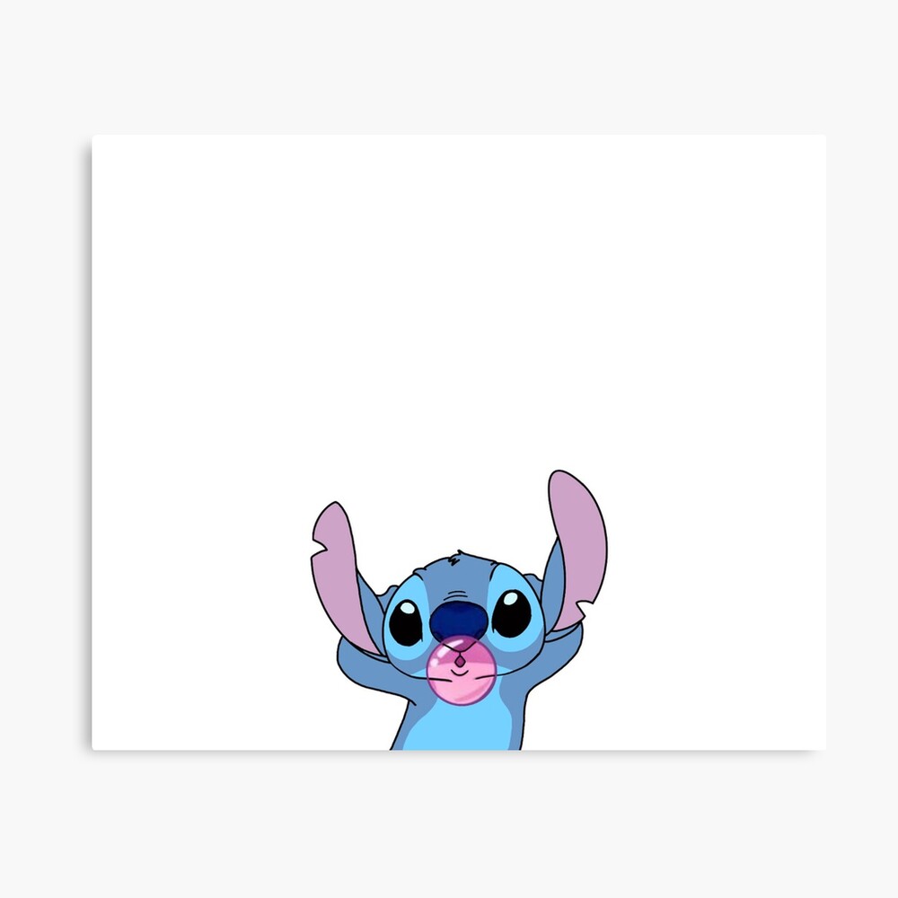 Stitch with bubblegum