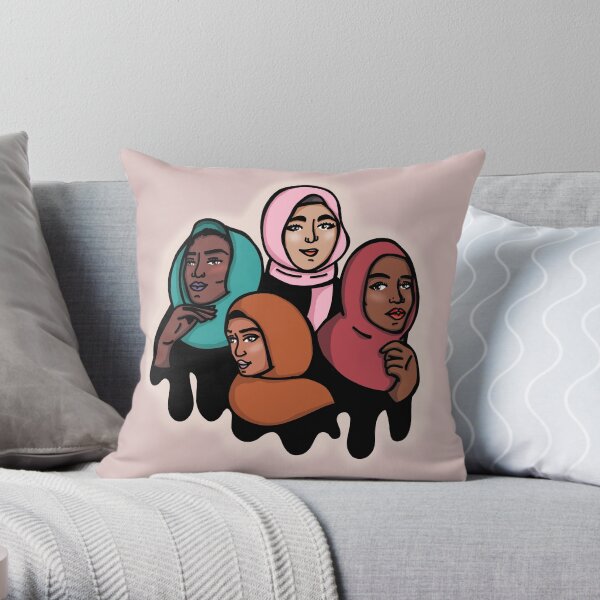SISTERS Throw Pillow